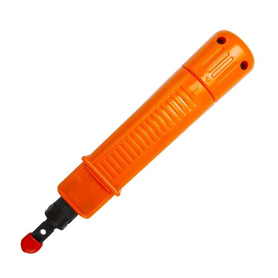 Imagem de Alicate de Impacto Punch Down de Rede Laranja com regulagem HY-314B