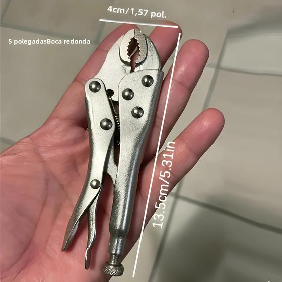 Imagem de Alicate de Trava Resistente com Braçadeira Frontal Ajustável para Soldagem