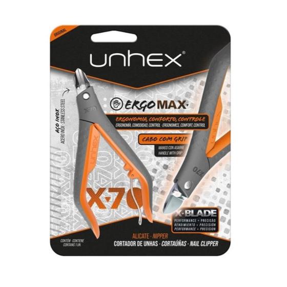 Imagem de Alicate De Unha X-70 Laranja - Unhex