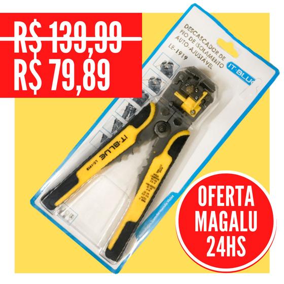 Alicate Decapador ORIGINAL em Oferta Crimpador Alicate Profissional Descascador Menor preço em Alicate Decapador ORIGINAL em Oferta Crimpador Alicate Profissional Descascador