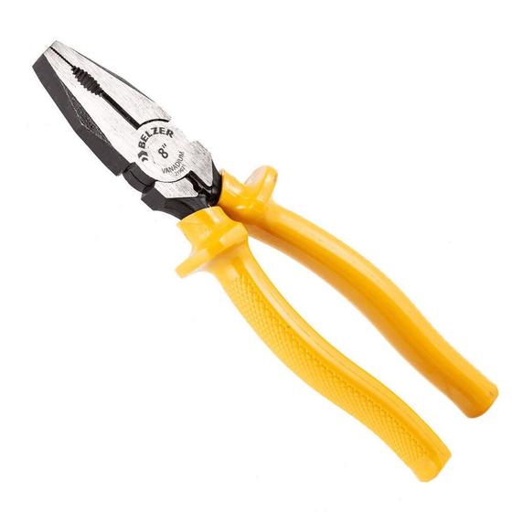 Alicate Eletricista 8" Amarelo Apex Belzer Menor preço em Alicate Eletricista 8" Amarelo Apex Belzer
