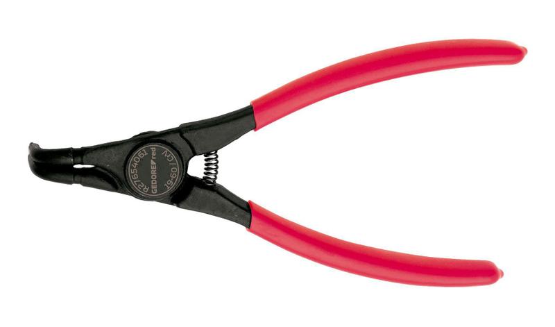 Imagem de Alicate Extrator De Anel Externo Bico Curvo 7 Gedore Red
