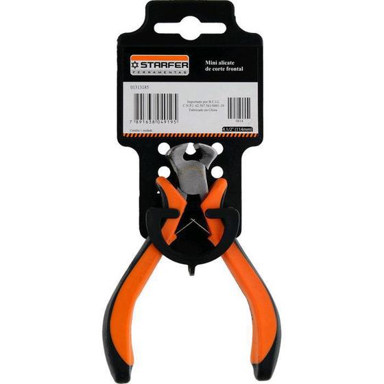 Alicate Mini Bico Corte Frontal Pvc Starfer Menor preço em Alicate Mini Bico Corte Frontal Pvc Starfer