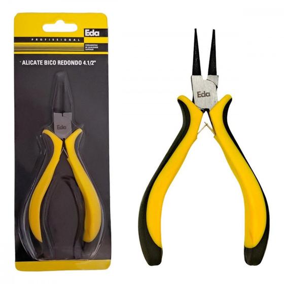 Imagem de Alicate Mini Eda Bico Redondo 4.1/2'' Profissional - 7Zi