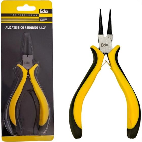 Imagem de Alicate Mini Eda Bico Redondo 4.1/2'' Profissional - 7Zi