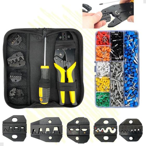 Imagem de Alicate Multifuncional Crimpar Terminal Tubular 800 Terminal