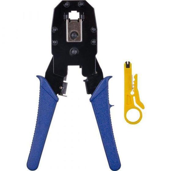 Alicate p/ crimpar com chave keystone + desencapador alc01 - Hyx Menor preço em Alicate p/ crimpar com chave keystone + desencapador alc01 - Hyx