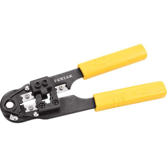 Alicate para Crimpar Cabo de Rede RJ45 - Fertak Menor preço em Alicate para Crimpar Cabo de Rede RJ45 - Fertak