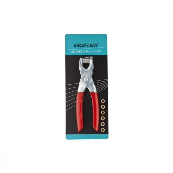 Imagem de Alicate Para Ilhoses Com 100 Pecas Excellent 6Nt