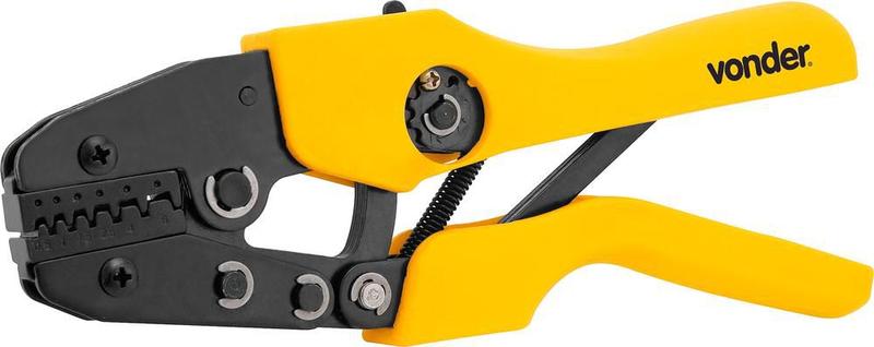 Alicate prensa terminal ap054 com catraca 0,5mm² à 6mm² para terminal tubular - Vonder Menor preço em Alicate prensa terminal ap054 com catraca 0,5mm² à 6mm² para terminal tubular - Vonder