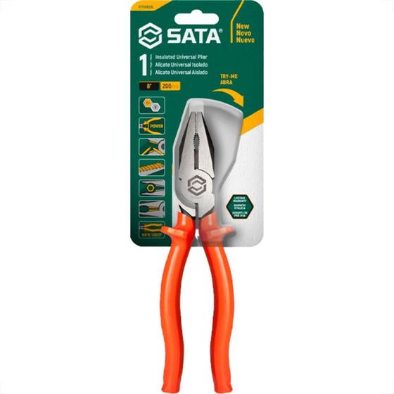 Imagem de Alicate Profissional Sata Universal 8 Isolado 022L