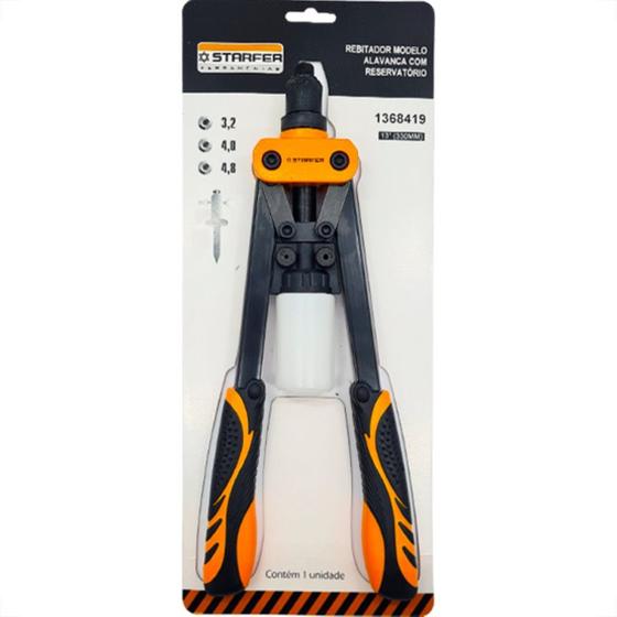Imagem de Alicate Rebitador Profissional Starfer C/Res-419