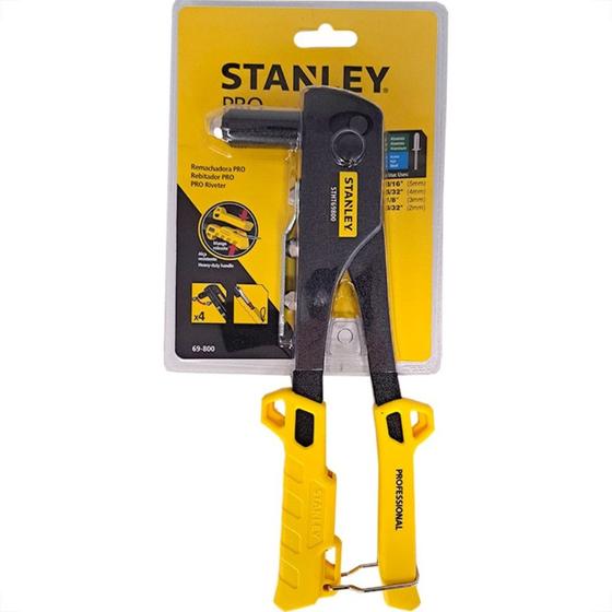 Imagem de Alicate Rebitador Stanley 4 Bicos Profissional - 69800