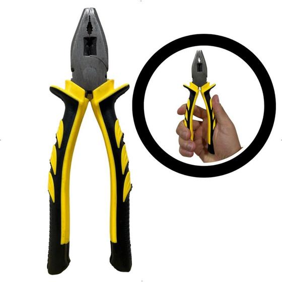 Imagem de Alicate Universal  8" 2mm Cabo Antideslizante PVC Multiuso
