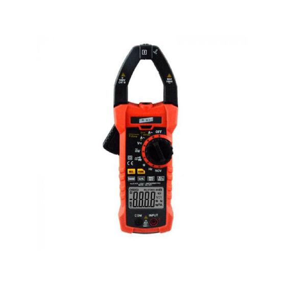 Imagem de Alicate Volt Amperímetro Digital Corrente Tensão Continuidade Ncv Diodo Rms Va-901 Portátil Instrutherm Com Estojo