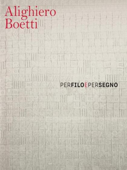 Imagem de Alighiero boetti - per filo e per segno