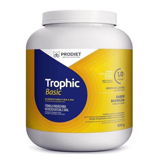 Imagem de Alimentação Enteral Trophic Basic Baunilha (PRODIET) - Frasco 800 g