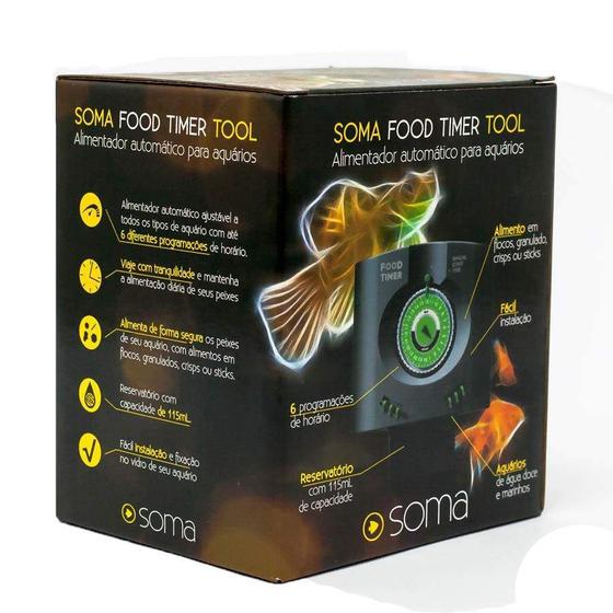 Imagem de Alimentador Automático Soma para Peixes Food Timer Tool