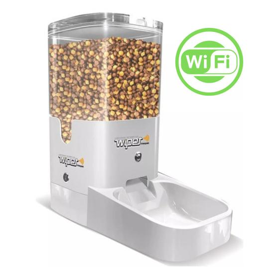 Imagem de Alimentador Comedouro Inteligente Automatico Gato Cães Wi-Fi