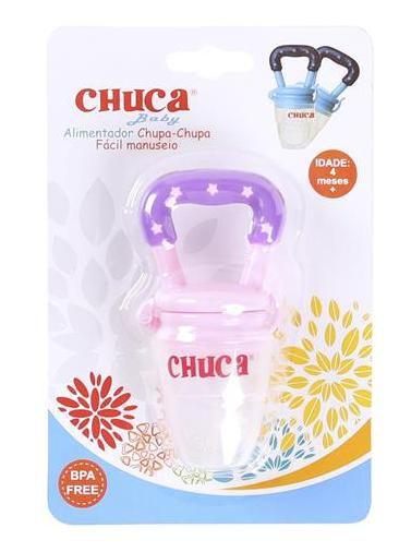 Imagem de Alimentador infantil chuca chupa-chupa com tampa roxo +4 meses