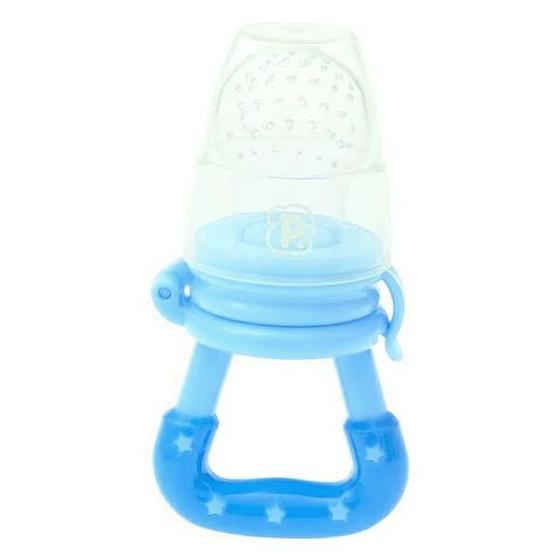 Imagem de Alimentador Infantil pimpolho bico de Silicone azul 6 Meses free BPA