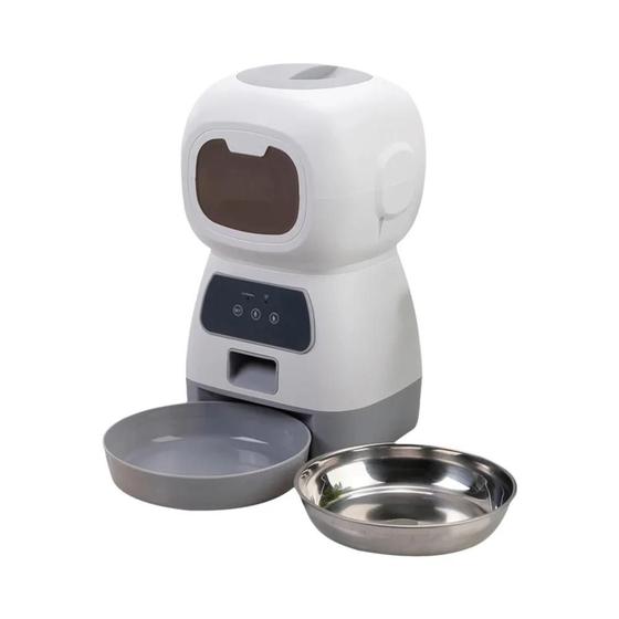 Imagem de Alimentador Inteligente WiFi para Pets - Grande Capacidade (3,5L) com Alimentação Lenta