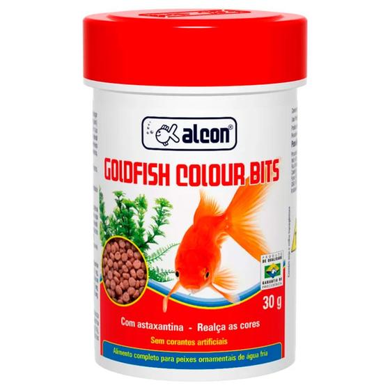 Imagem de Alimento Alcon Goldfish Colour Bits 30gr