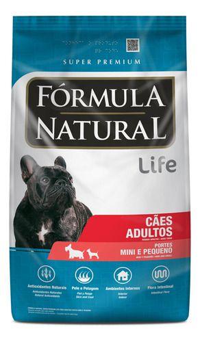 Imagem de Alimento Fórmula Natural Super Premium Life Para Cão Adulto De Raça Mini E Pequena Sabor Mix Em Sacola De 1kg