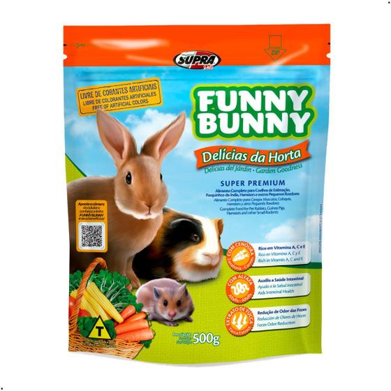 Imagem de Alimento Funny Bunny Delícias da Horta Coelhos Roedores 500g