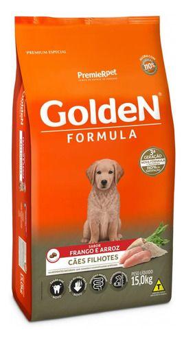 Imagem de Alimento Golden Formula Filhotes Frango 15kg Ração Cachorro