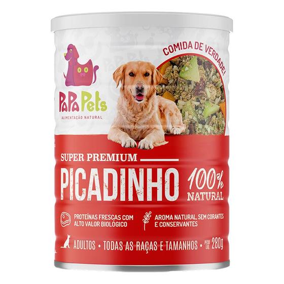 Imagem de Alimento Natural Papapets Picadinho para Cães Adultos - 280 g