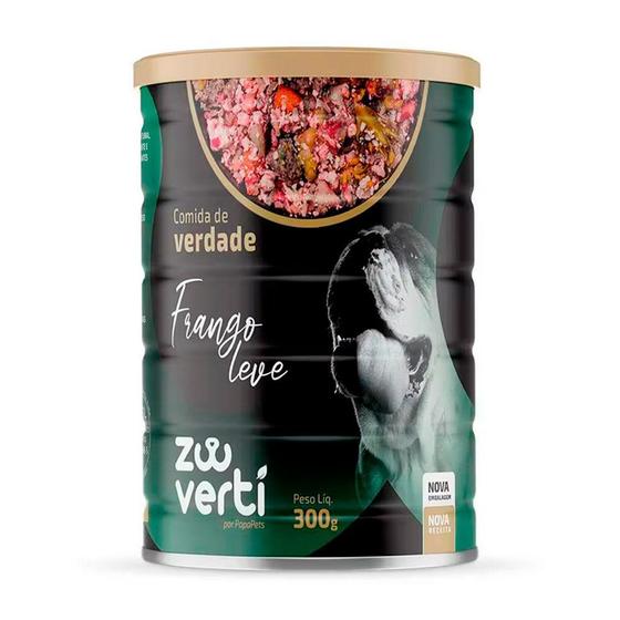 Imagem de Alimento Natural Papapets Zooverti Frango Leve Cães 300G