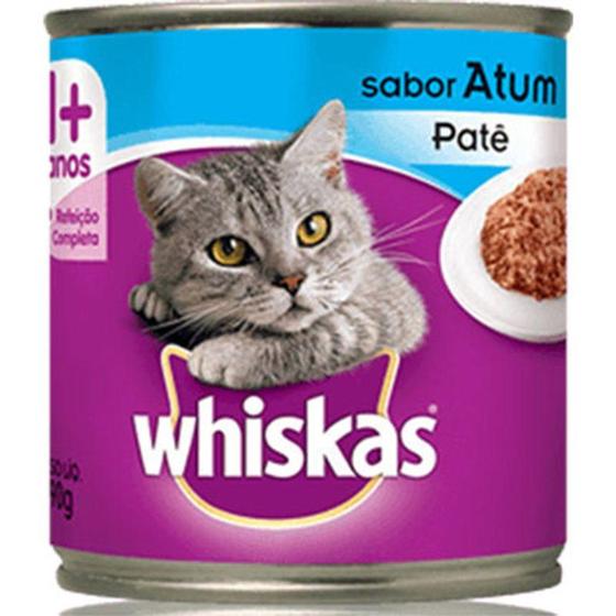 Imagem de Alimento para Gatos Whiskas de Atum ao Molho Lata 290 g