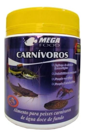 Imagem de Alimento Para Peixes Carnívoros De Água Doce De Fundo 500g - Mega Food