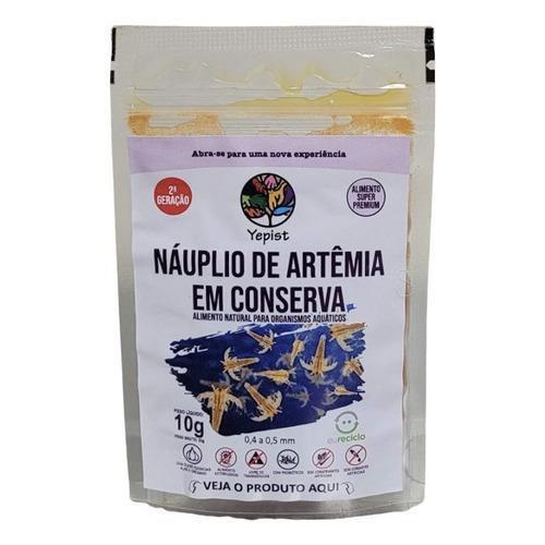 Imagem de Alimento Peixes Yepist Slin Nauplio Artemia Em Conserva 10G