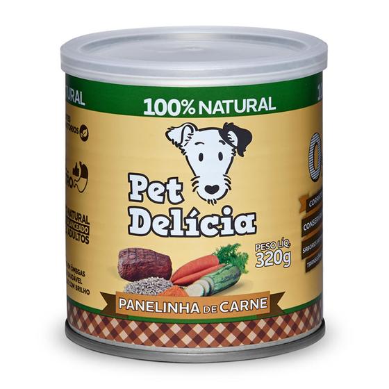 Imagem de Alimento Pet Delícia Receitas Clássicas para cachorro  de carne em lata