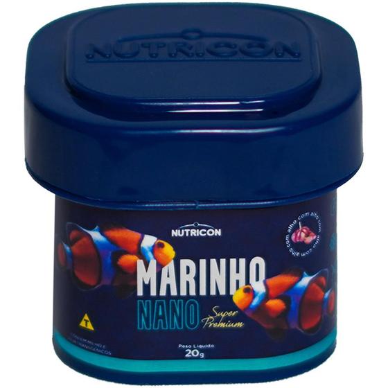 Imagem de Alimento Ração Para Peixes Nutricon Marinho Soft Nano 20Gr