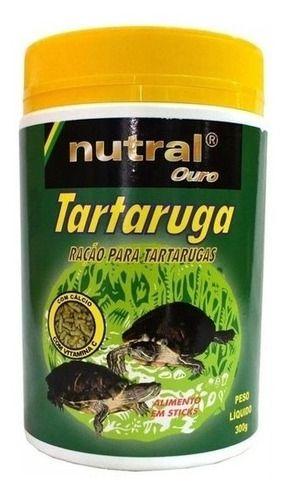 Imagem de Alimento Ração Para Tartaruga 300g - Nutral Ouro