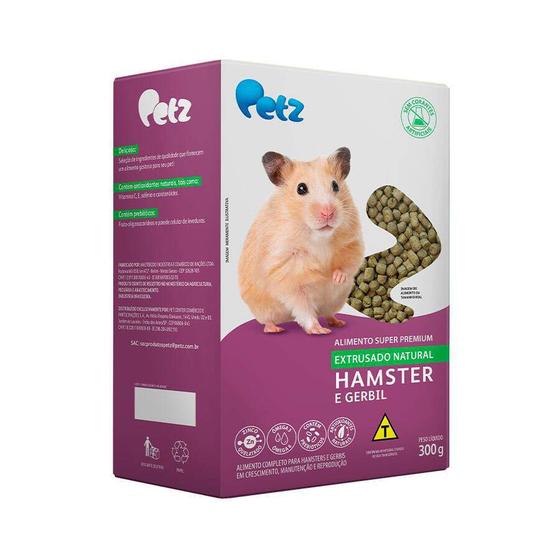 Imagem de Alimento Roedor Petz Extrusado Natural para Hamster e Gerbil - 300g
