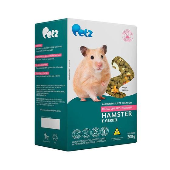 Imagem de Alimento Roedor Petz Frutas, Legumes e Sementes para Hamster e Gerbil - 300g