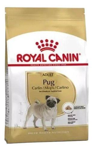 Imagem de Alimento Royal Canin Breed Health Nutrition Pug Para Cão Adulto De Raça Pequena Sabor Mix Em Sacola De 2.5kg