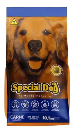 Alimento Special Dog Premium para cachorro adulto todos os tamanhos sabor carne em sacola de 10.1kg Menor preço em Alimento Special Dog Premium para cachorro adulto todos os tamanhos sabor carne em sacola de 10.1kg