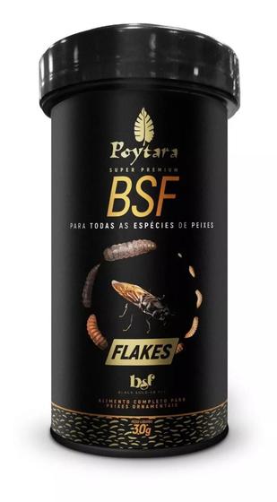 Imagem de Alimento super premium Poytara Flakes Black Soldier Fly 30g