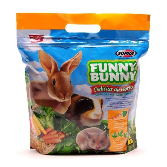 Imagem de Alimento Supra Funny Bunny Delícias da Horta para Roedores 500 Gr