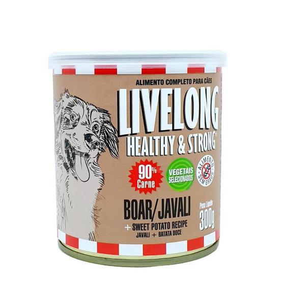 Imagem de Alimento Úmido para Cães Livelong Javali e Batata Doce 300g
