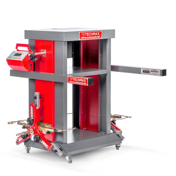 Alinhador Computadorizado TECHMAX 2 cabeças com Rack e transmissão de