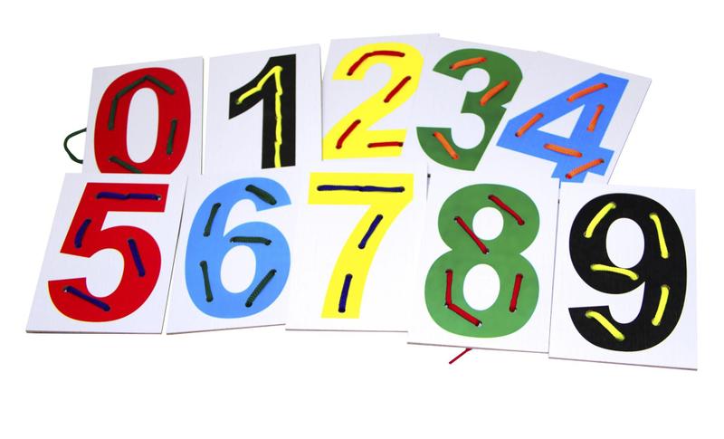 Imagem de Alinhavos Numerais Em MDF Com 10 Peças