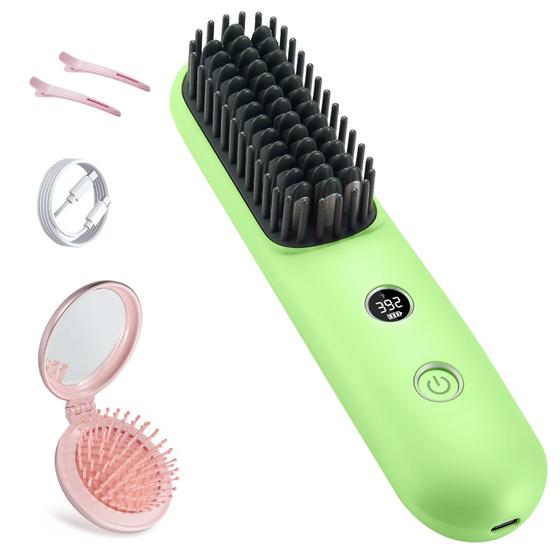 Imagem de Alisador de cabelo Curler 2 em 1 Ecrã LCD sem fio STUDLLY