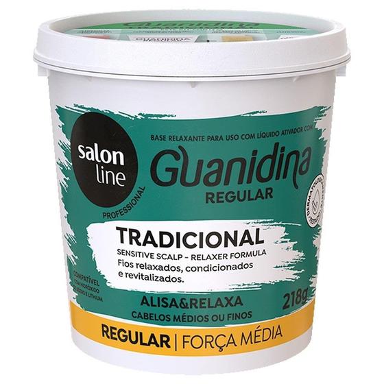 Imagem de Alisante em Creme Salon Line Guanidina Regular Tradicional 218g