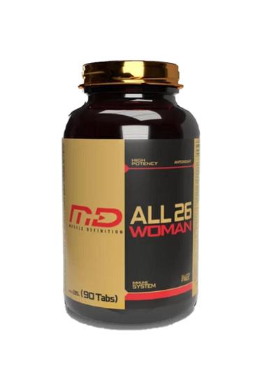 Imagem de ALL 26 WOMAN (90 Tabs)  MD Muscle Definition